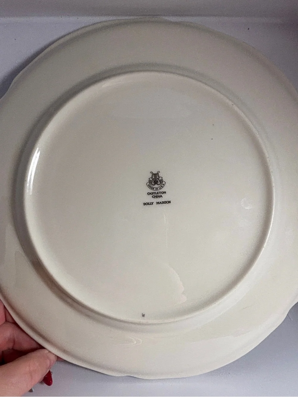 Vintage Castleton China Dolly Madison Dinner Plate